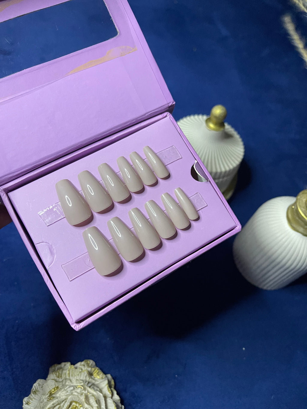 Nude - Coffin Press Ons