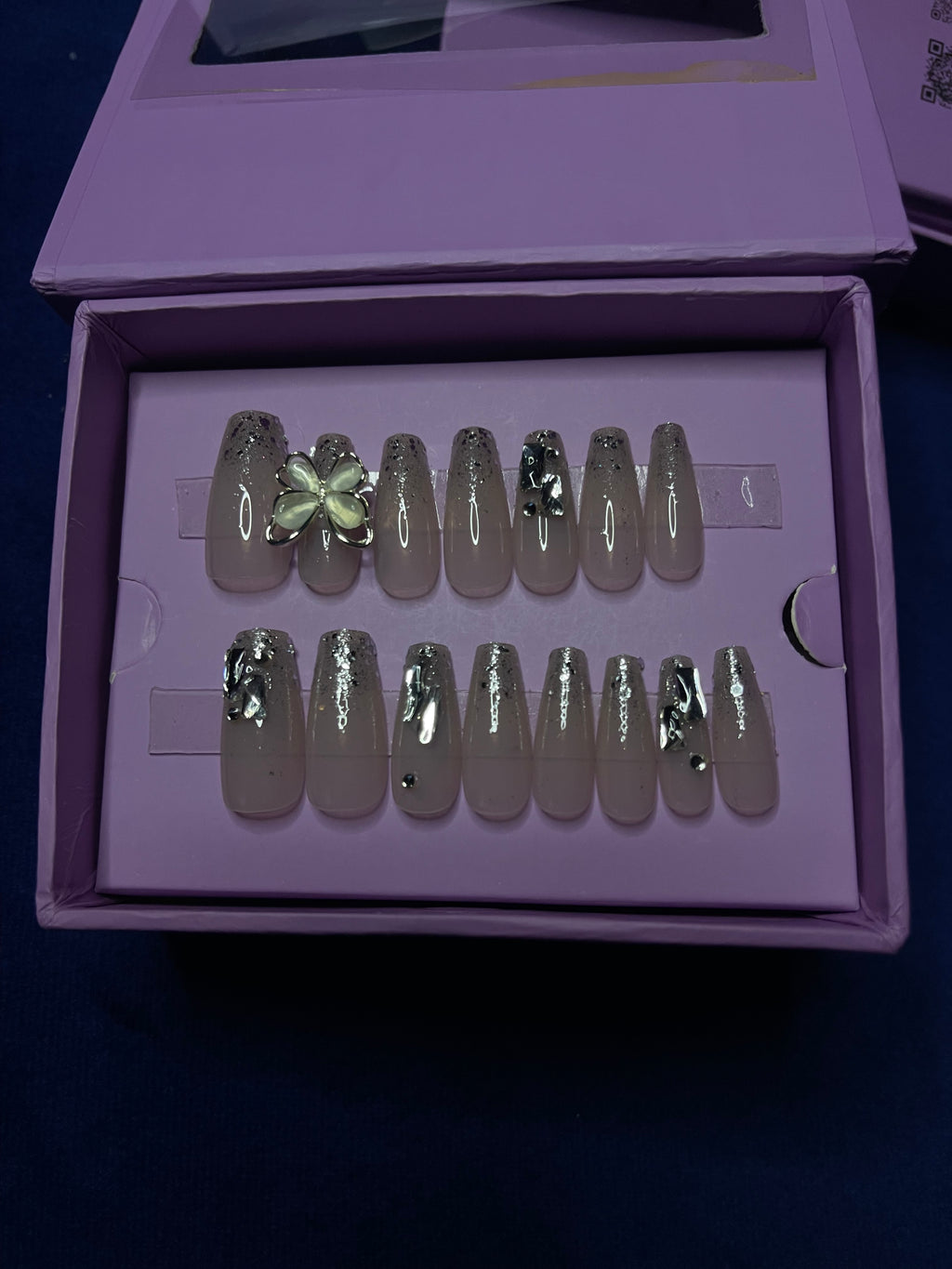 Premium Fancy Butterfly- Coffin Press Ons