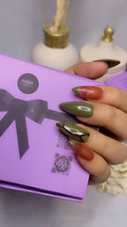 Mehndi Inspo - Almond Press On Nails