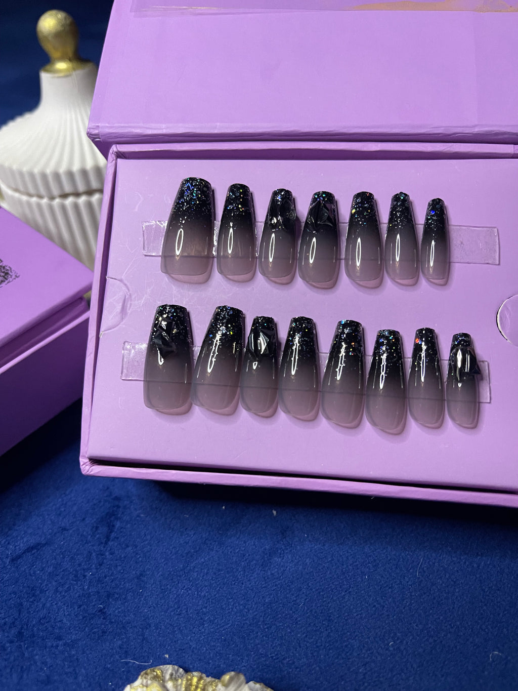 Black Gems - Coffin Press Ons