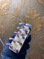 The Aura Of Purple - Stiletto Press On Nails