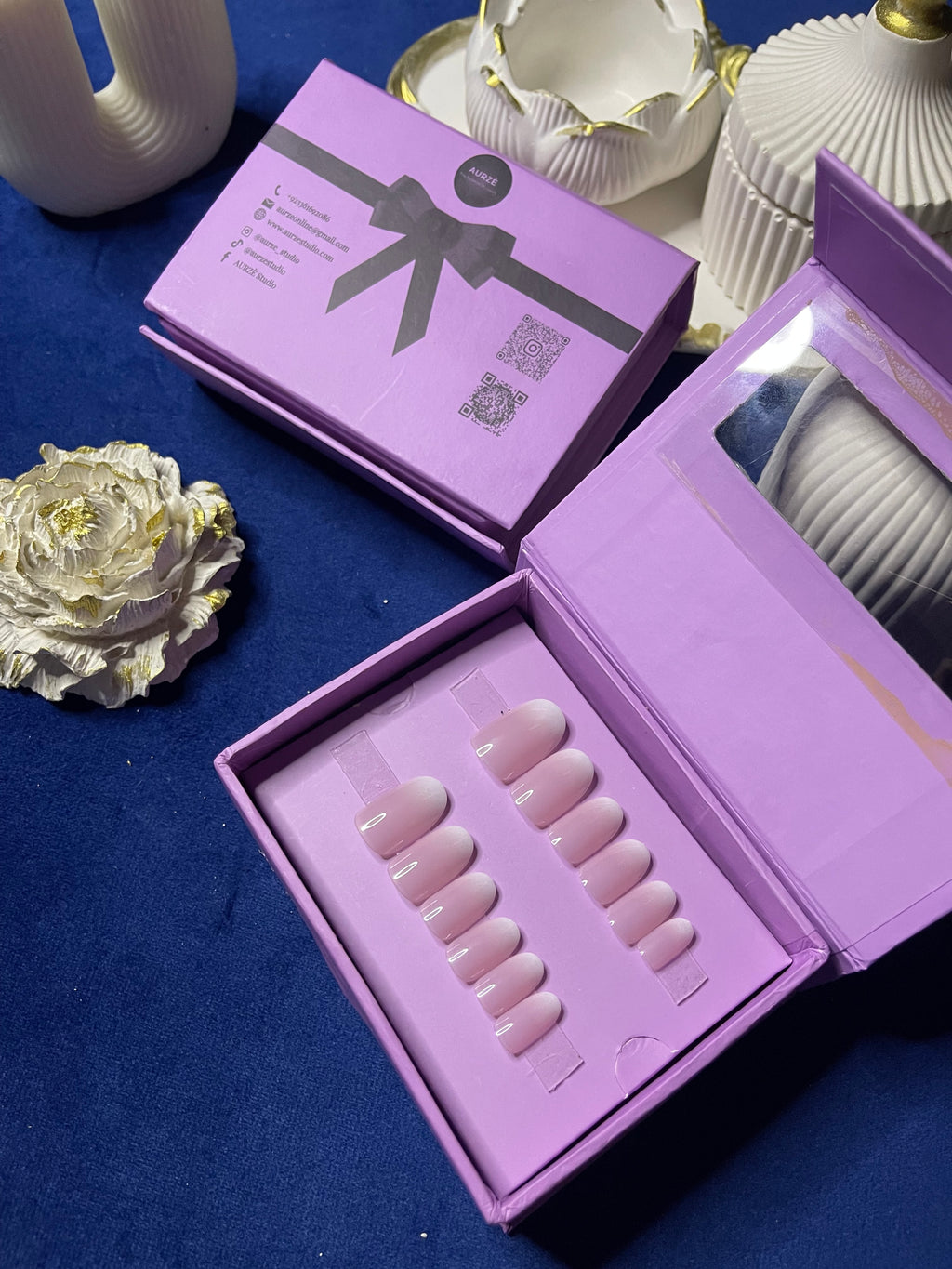 Ombre - Oval Press Ons