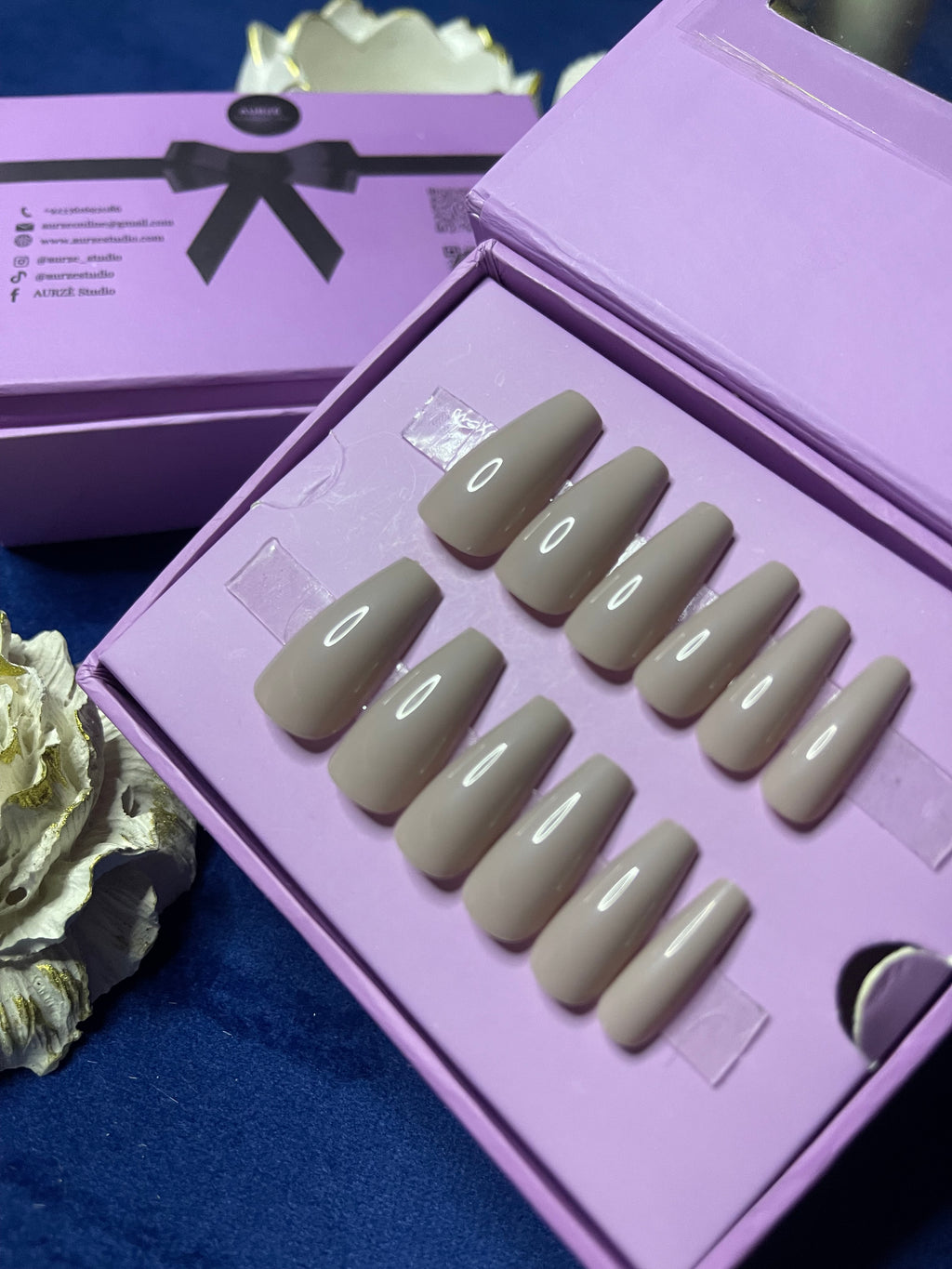 Nude - Coffin Press Ons