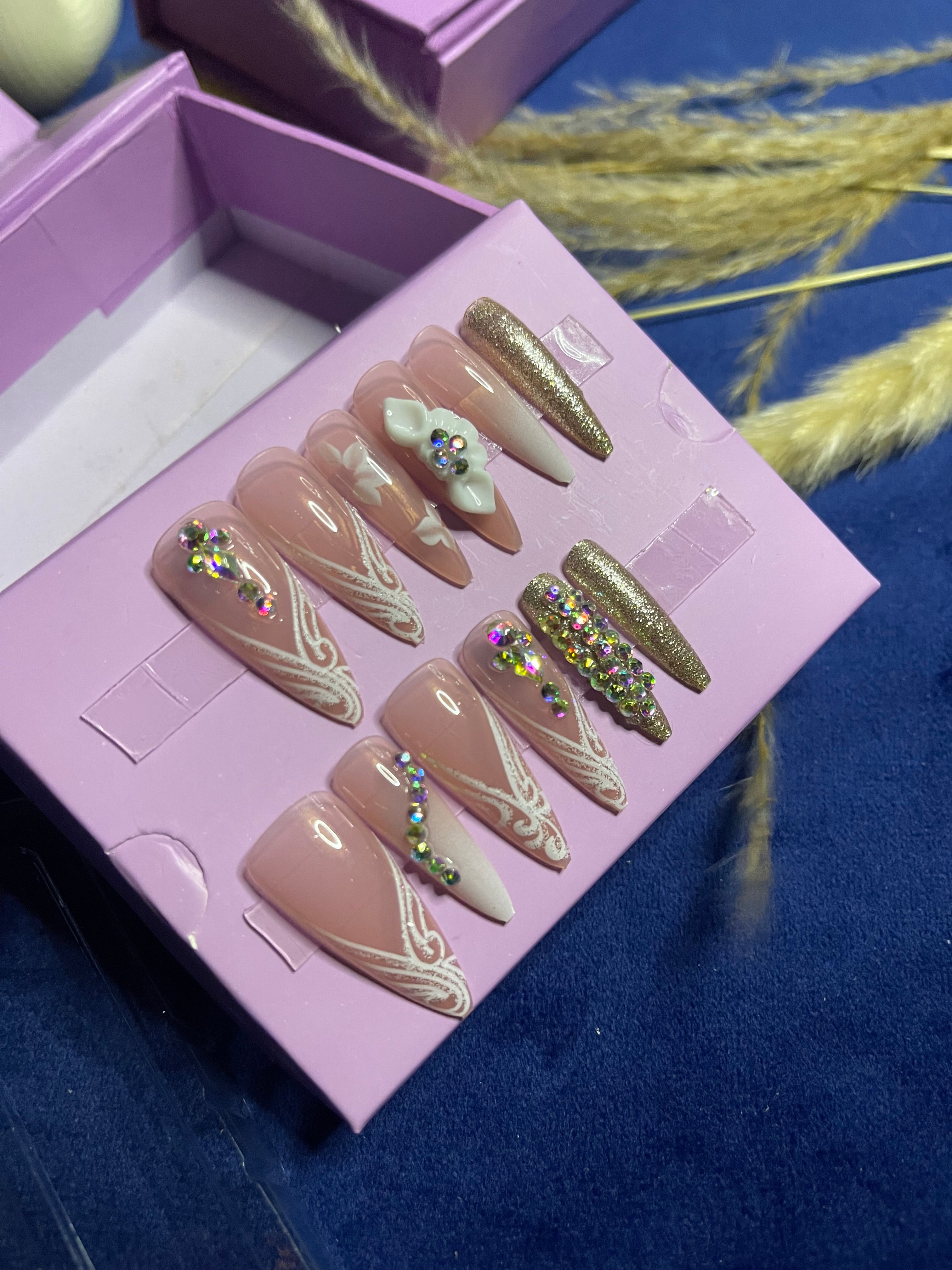 Stiletto Luxury- Long Stiletto Press Ons