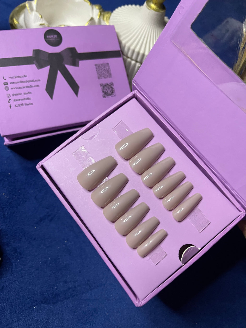 Nude - Coffin Press Ons