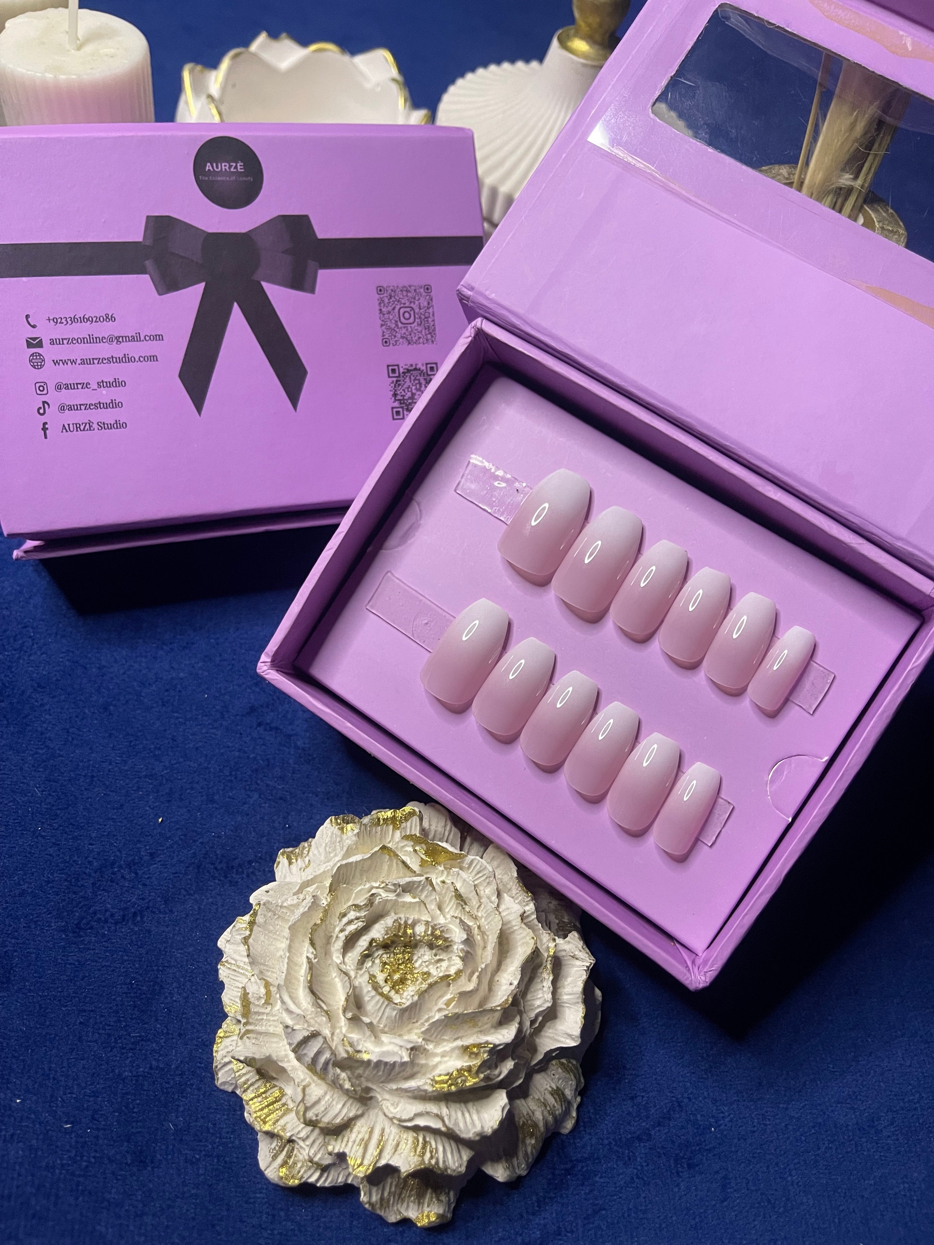 Ombre - Oval Press On Nails