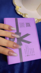 Realistic Ombre - Almond Press On Nails