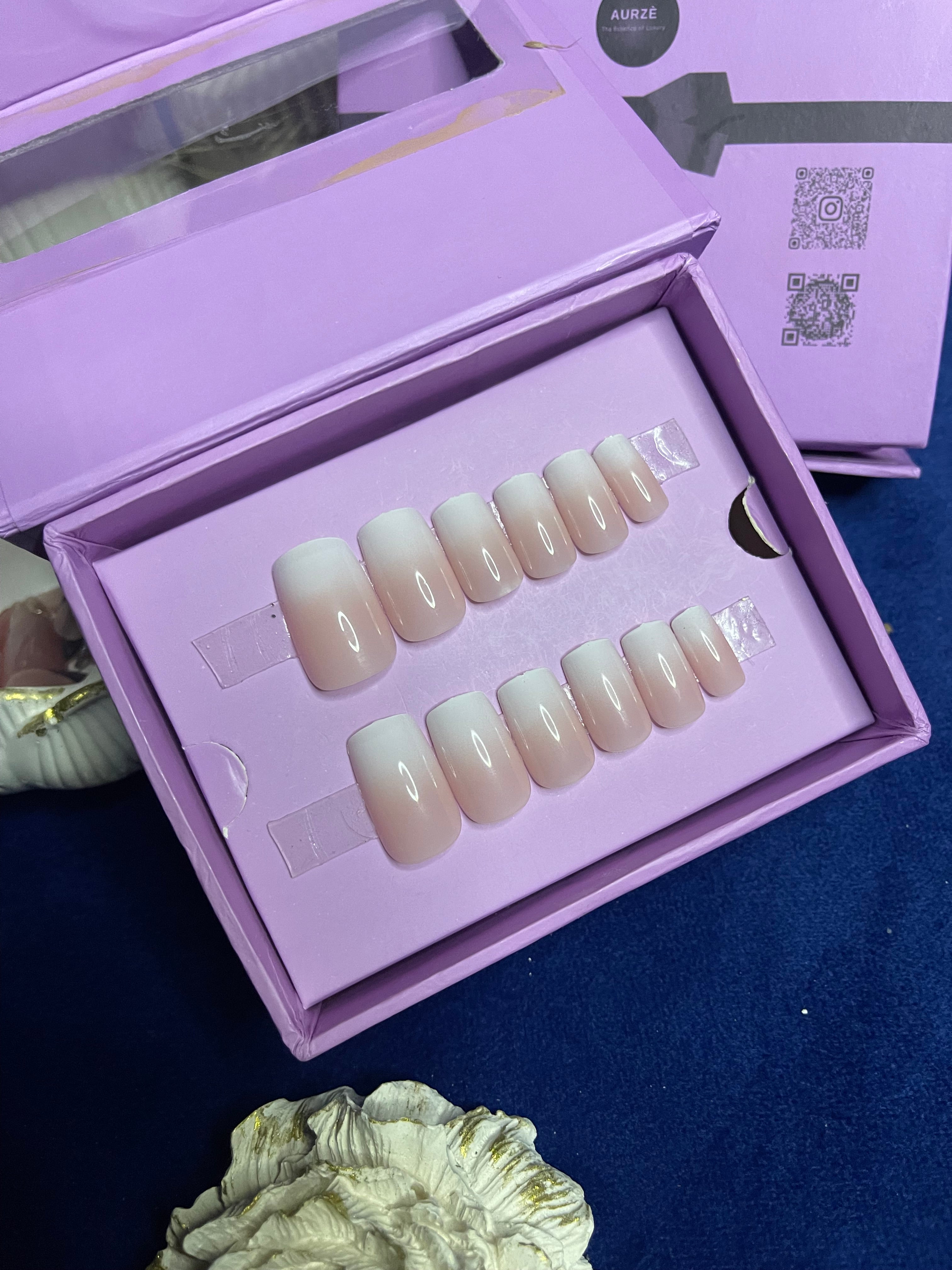 Nude Ombre - Square Press On Nails