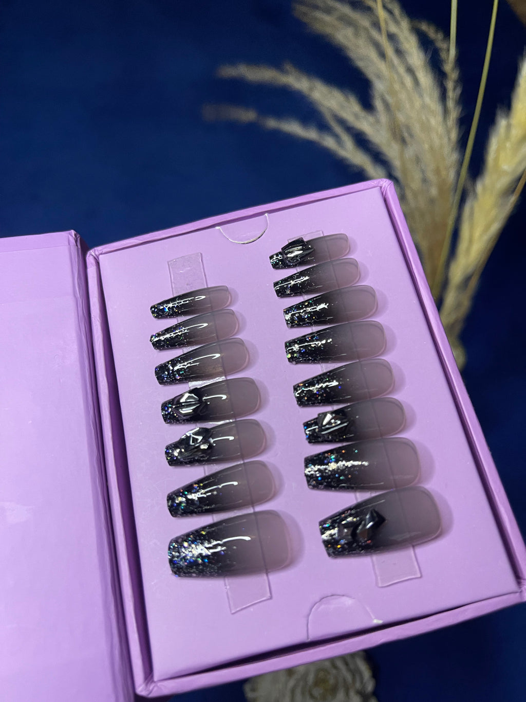 Black Gems - Coffin Press Ons