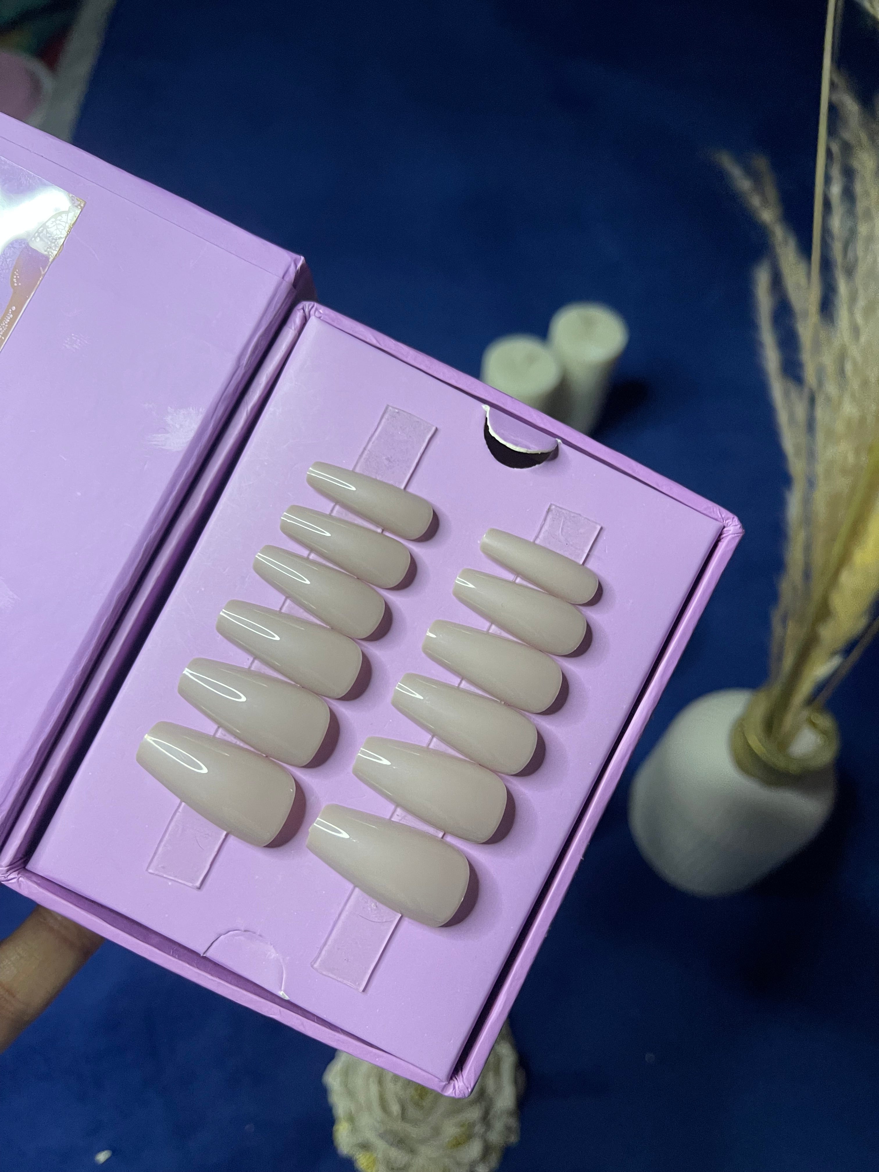 Nude - Coffin Press Ons