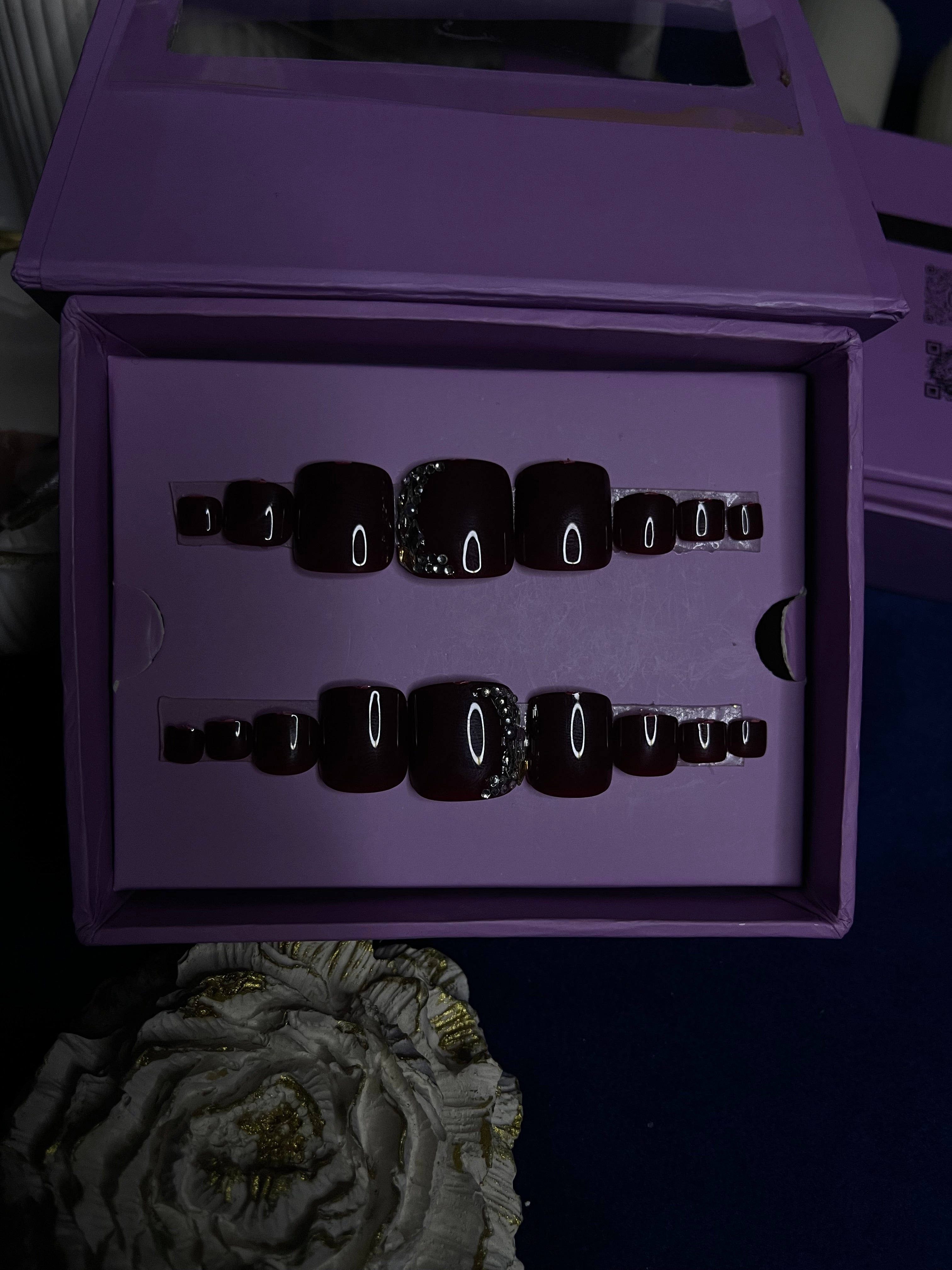 Luxury Cherry Red- toe nails