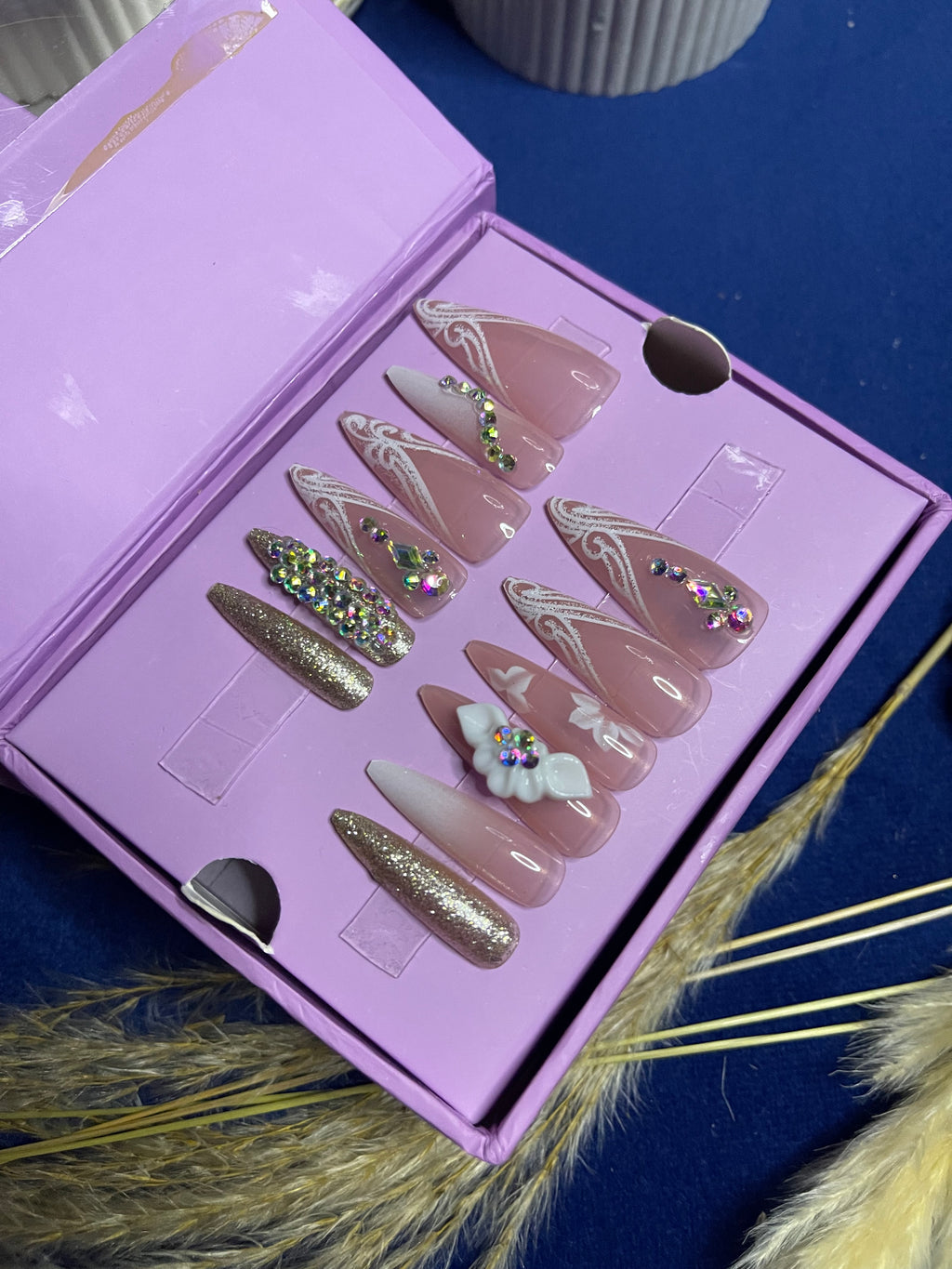 Stiletto Luxury- Long Stiletto Press Ons