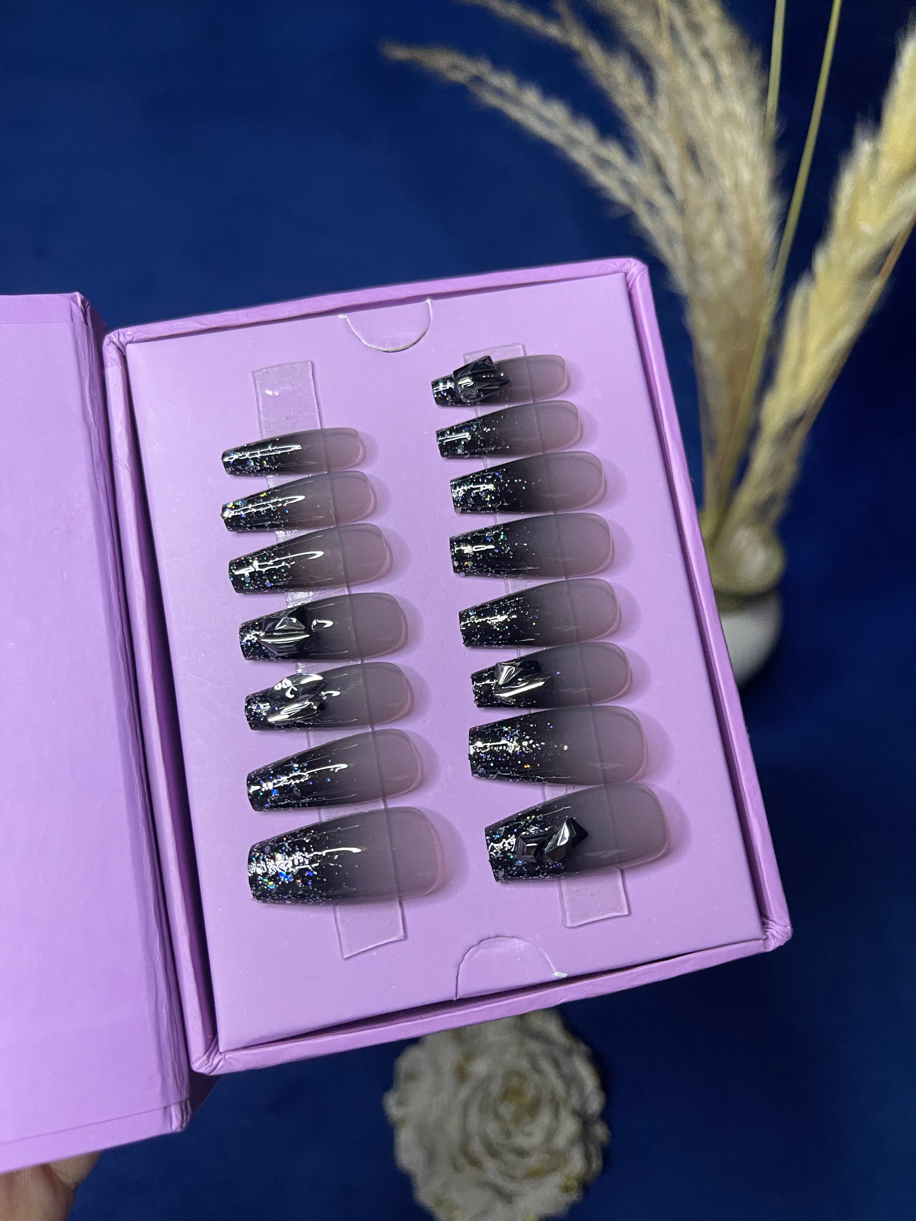 Black Gems - Coffin Press Ons