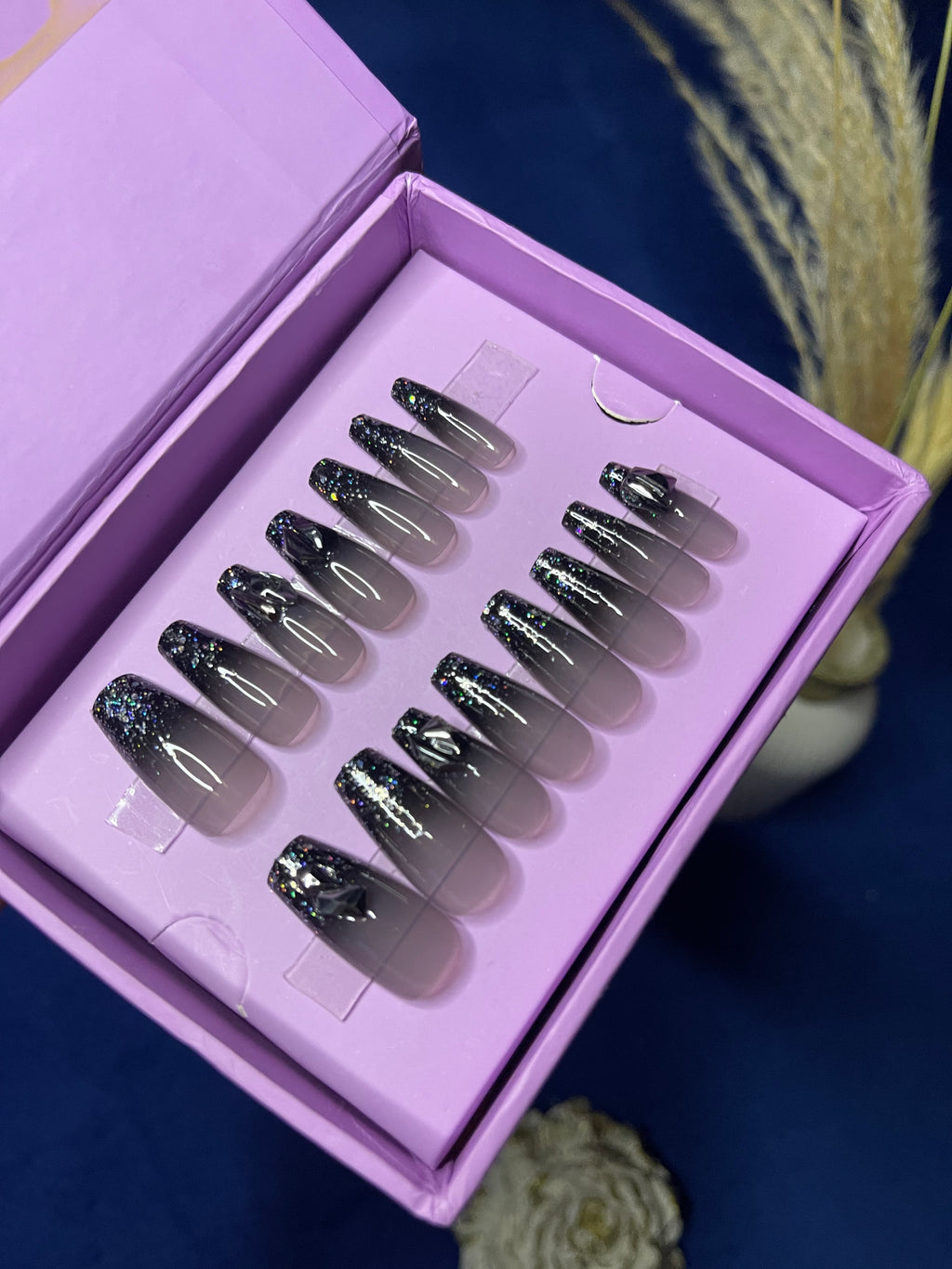 Black Gems - Coffin Press Ons