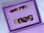 Bridal Red luxury Foot Nails - Toe Press On Nails