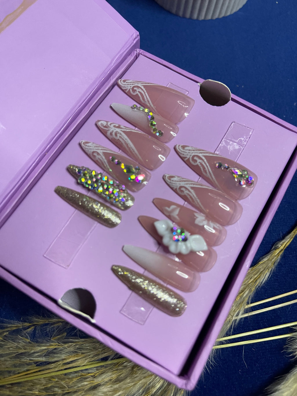 Stiletto Luxury- Long Stiletto Press Ons