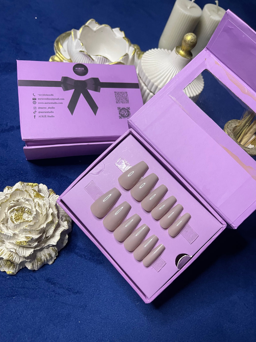 Nude - Coffin Press Ons