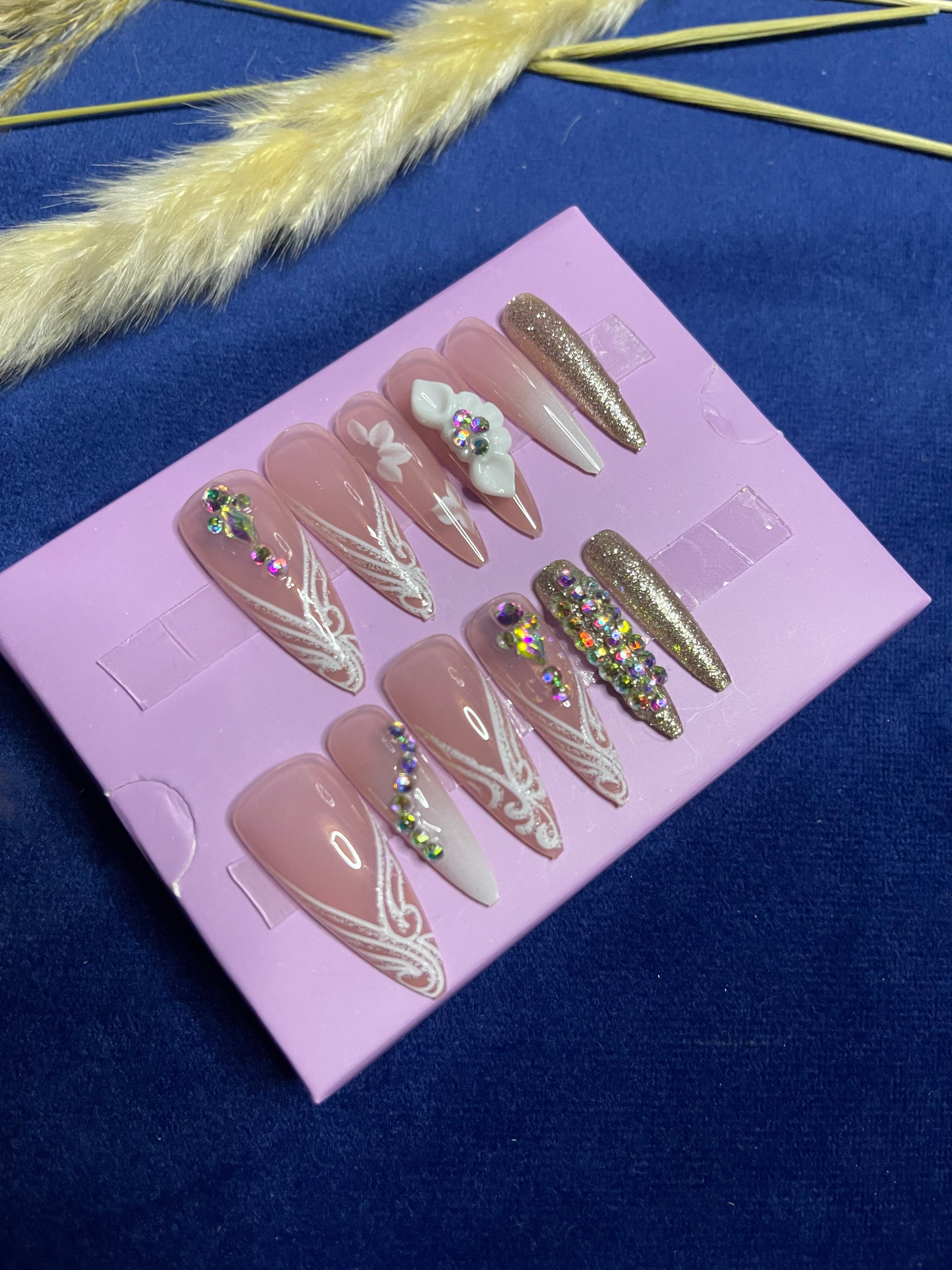 Stiletto Luxury- Long Stiletto Press Ons