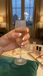 Classic White French - Short Almond Press Ons