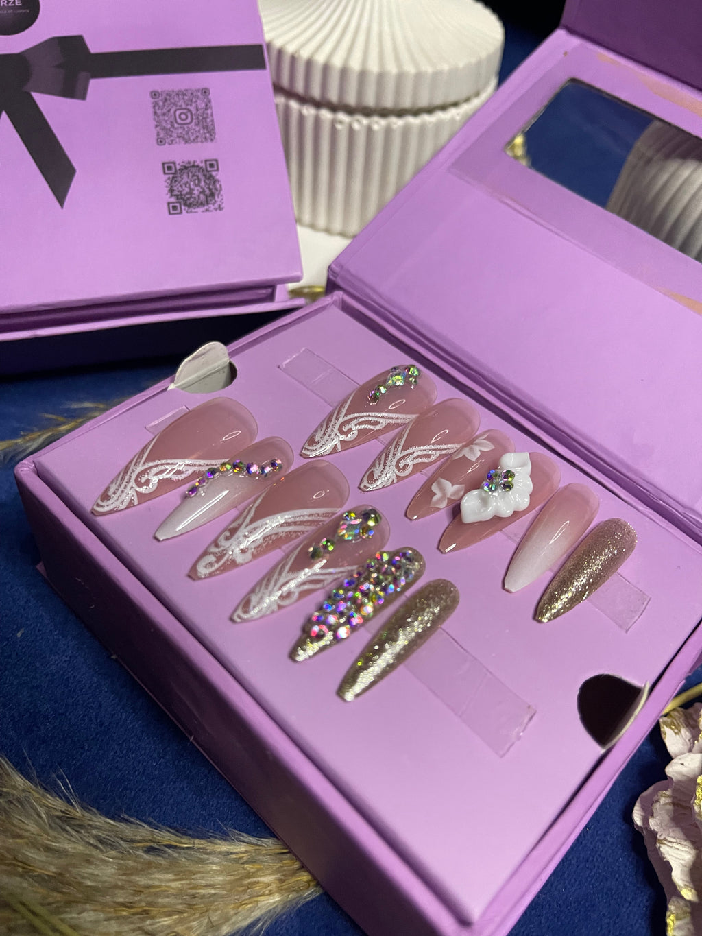 Stiletto Luxury- Long Stiletto Press Ons