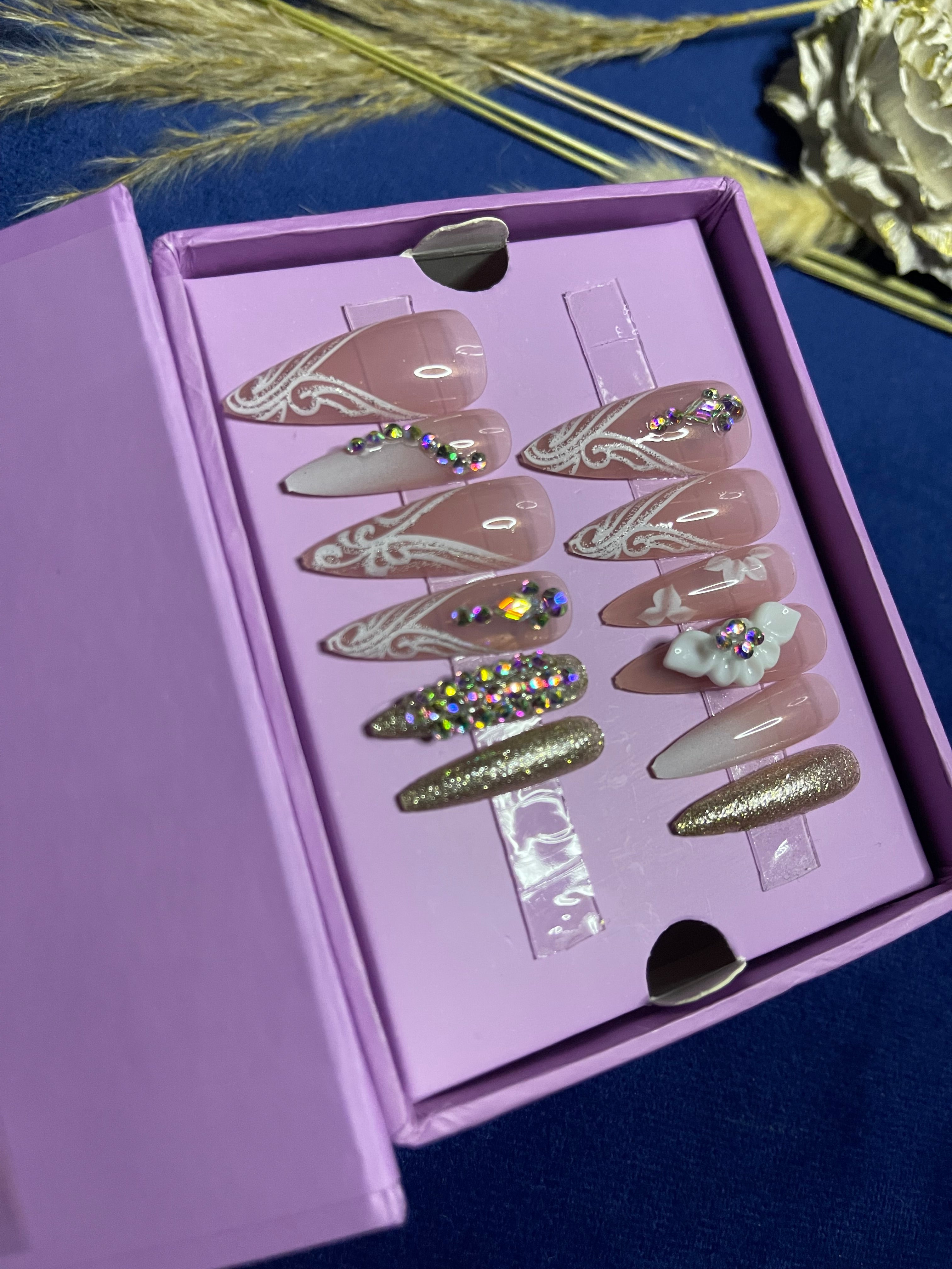 Stiletto Luxury- Long Stiletto Press Ons