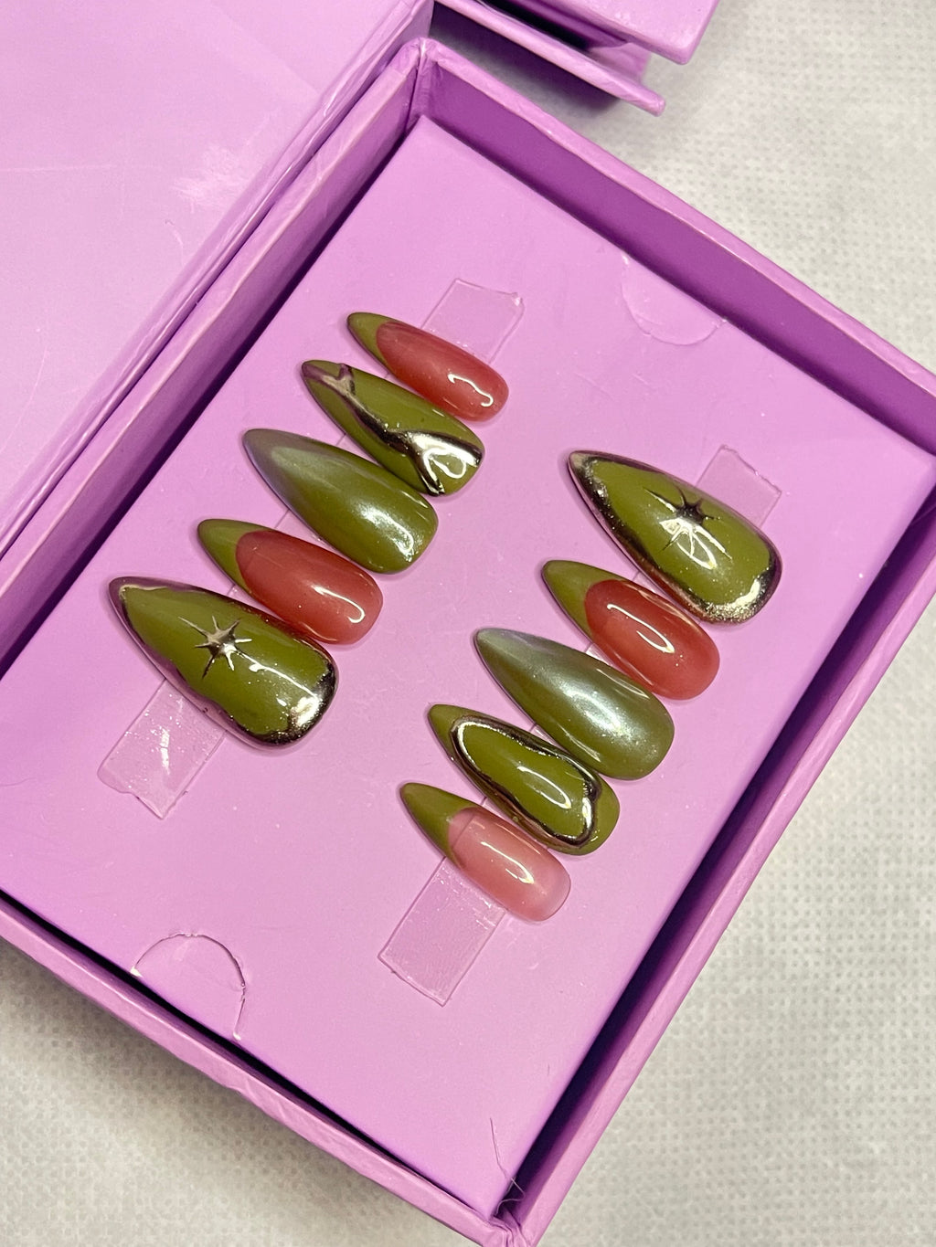 Mehndi Inspo - Almond Press On Nails