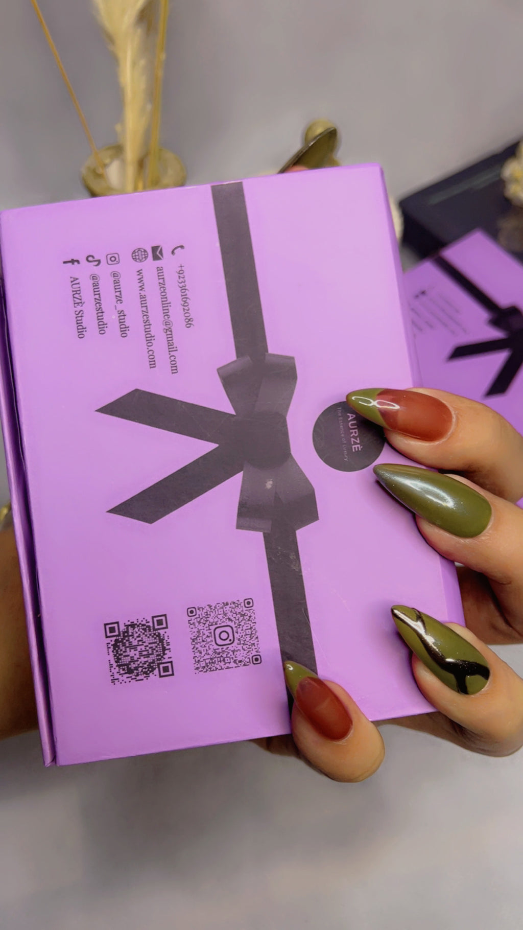 Mehndi Inspo - Almond Press On Nails