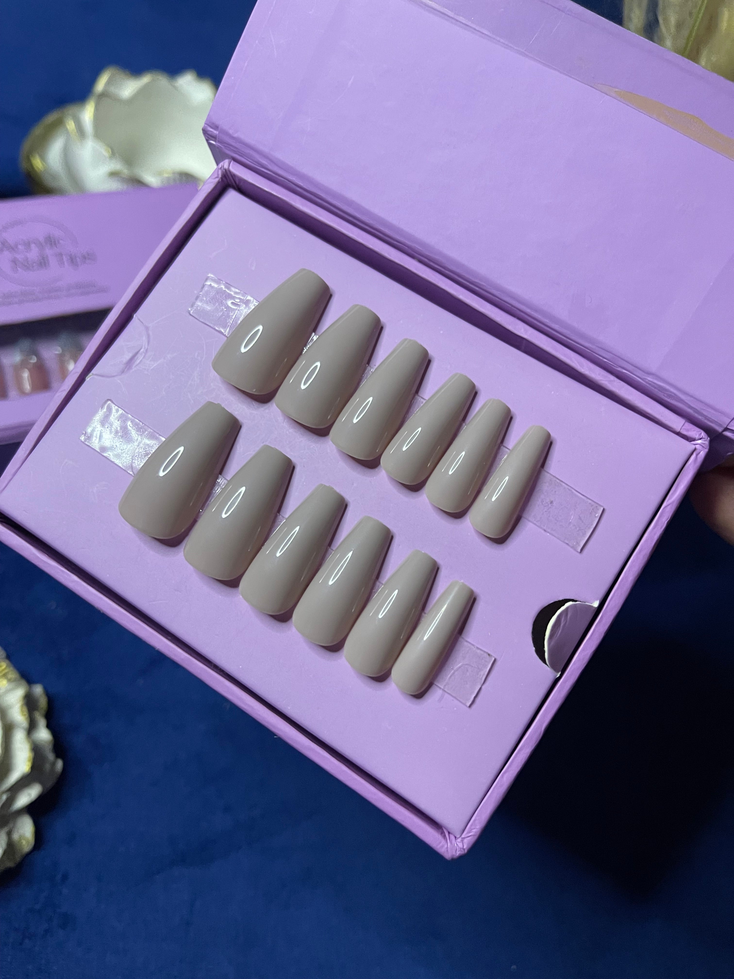 Nude - Coffin Press Ons