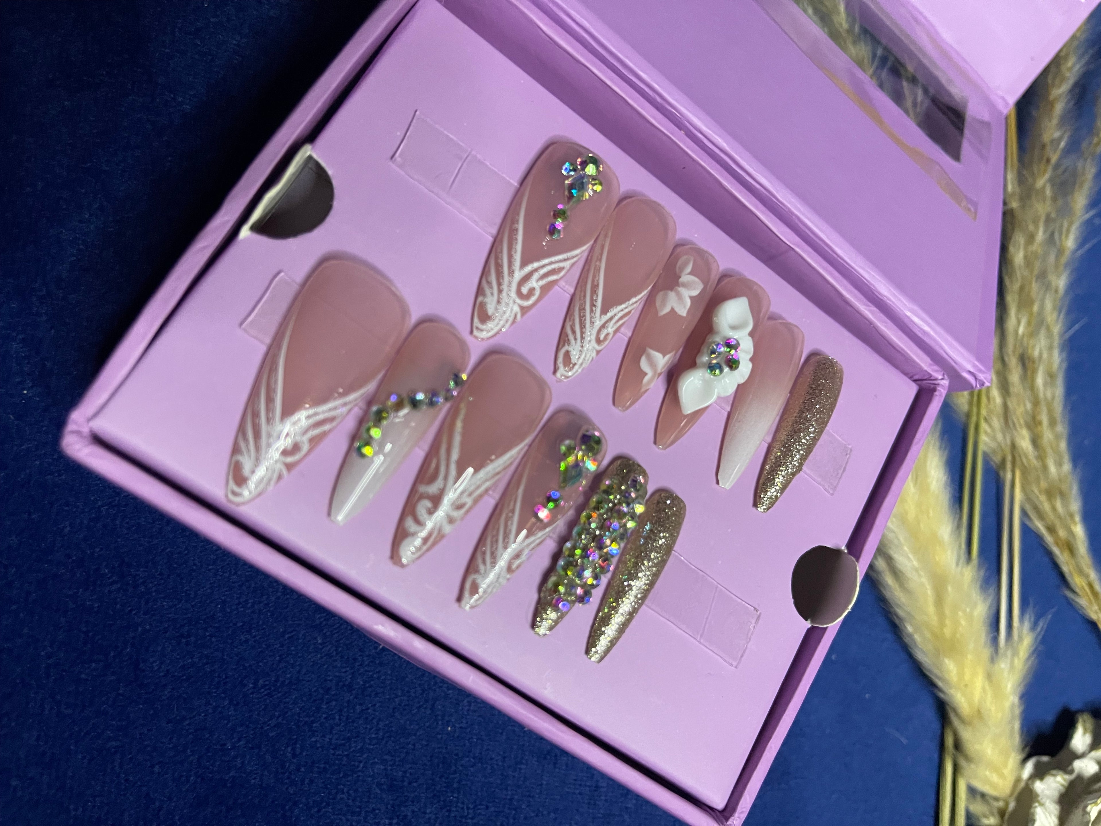 Stiletto Luxury- Long Stiletto Press Ons