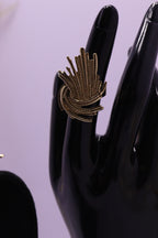 Sleek Wrist Series 0101 - AZ Golden Bangle & Ring Set