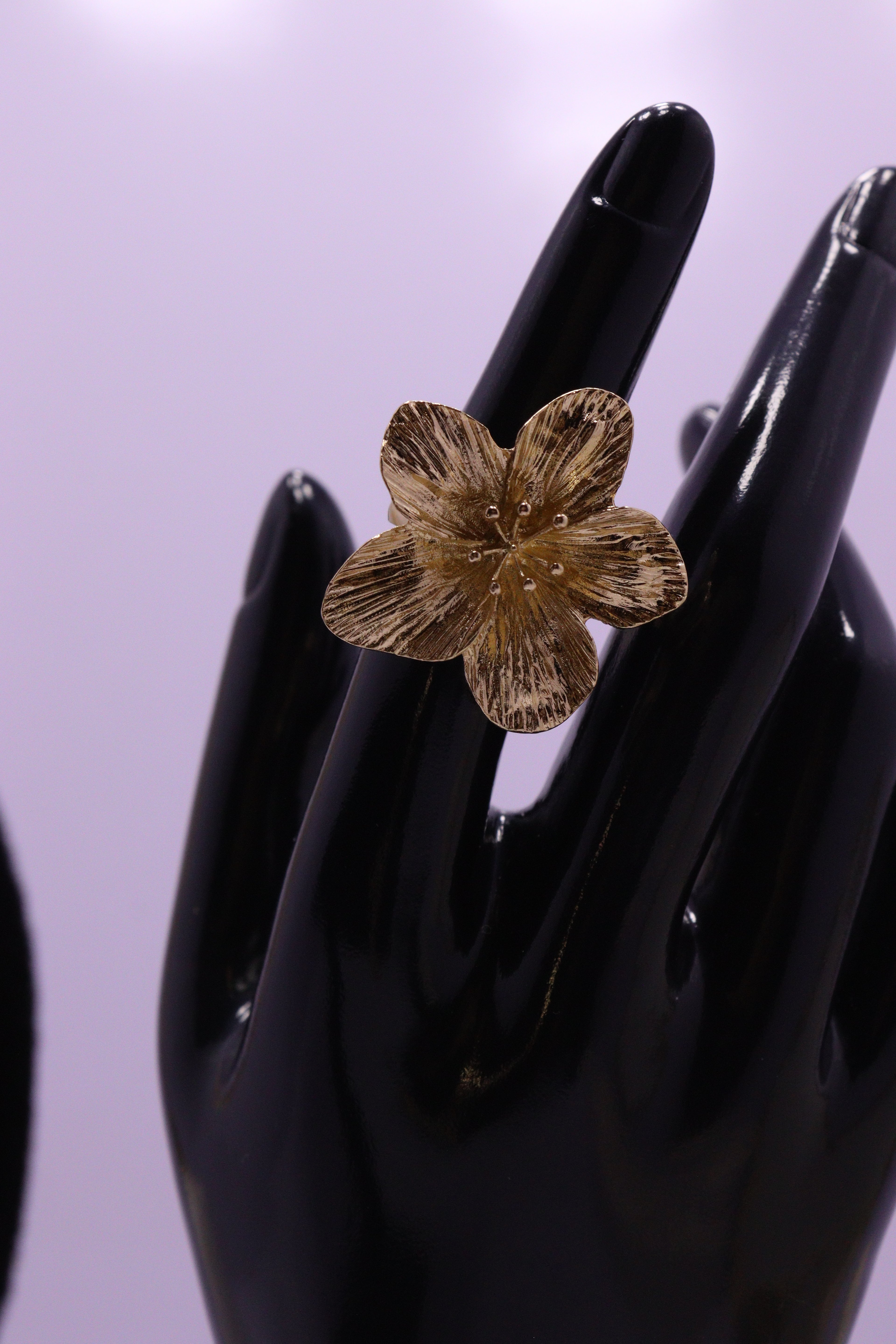 Sleek Wrist Series 0102 - AZ Golden Bangle & Ring Set