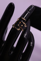 Sleek Wrist Series 0103 - AZ Golden Bangle & Ring Set