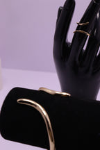 Sleek Wrist Series 0104 - AZ Golden Bangle