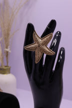 Sleek Wrist Series 0106 - AZ Golden Bangle & Ring Set