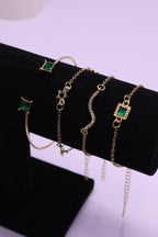 Sleek Wrist Series 0114 - AZ Golden Bangle