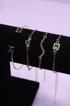 Sleek Wrist Series 0114 - AZ Golden Bangle