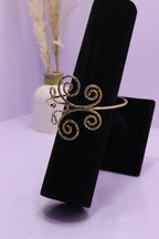 Royal Embrace Series 0004 - AZ Golden Arm Cuff