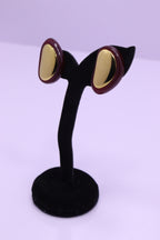 Bold Glow Series 0210 - AZ Golden Ear ring