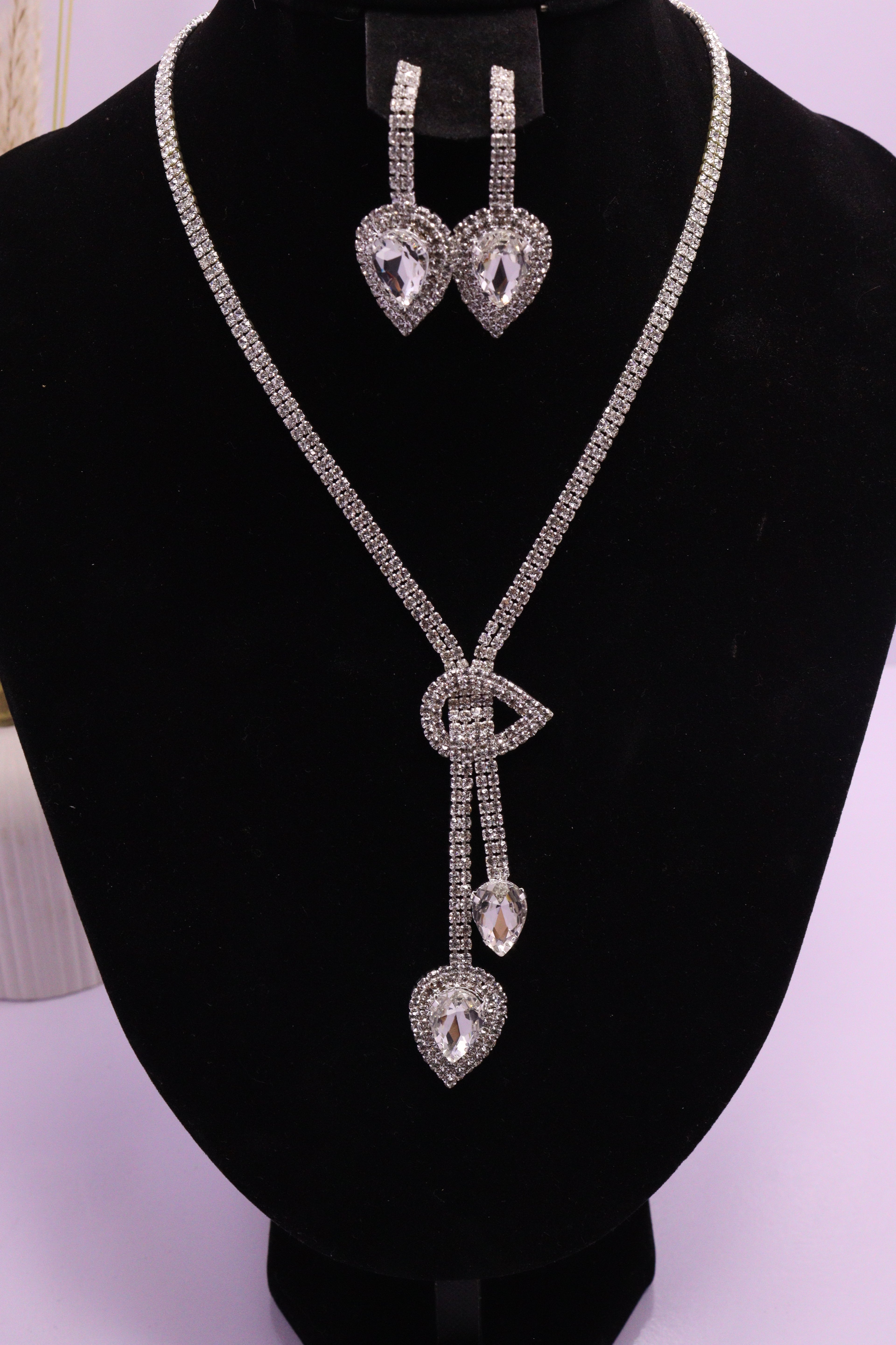 Diva Statement Sets Series 0003 - AZ Silver Bridal Set