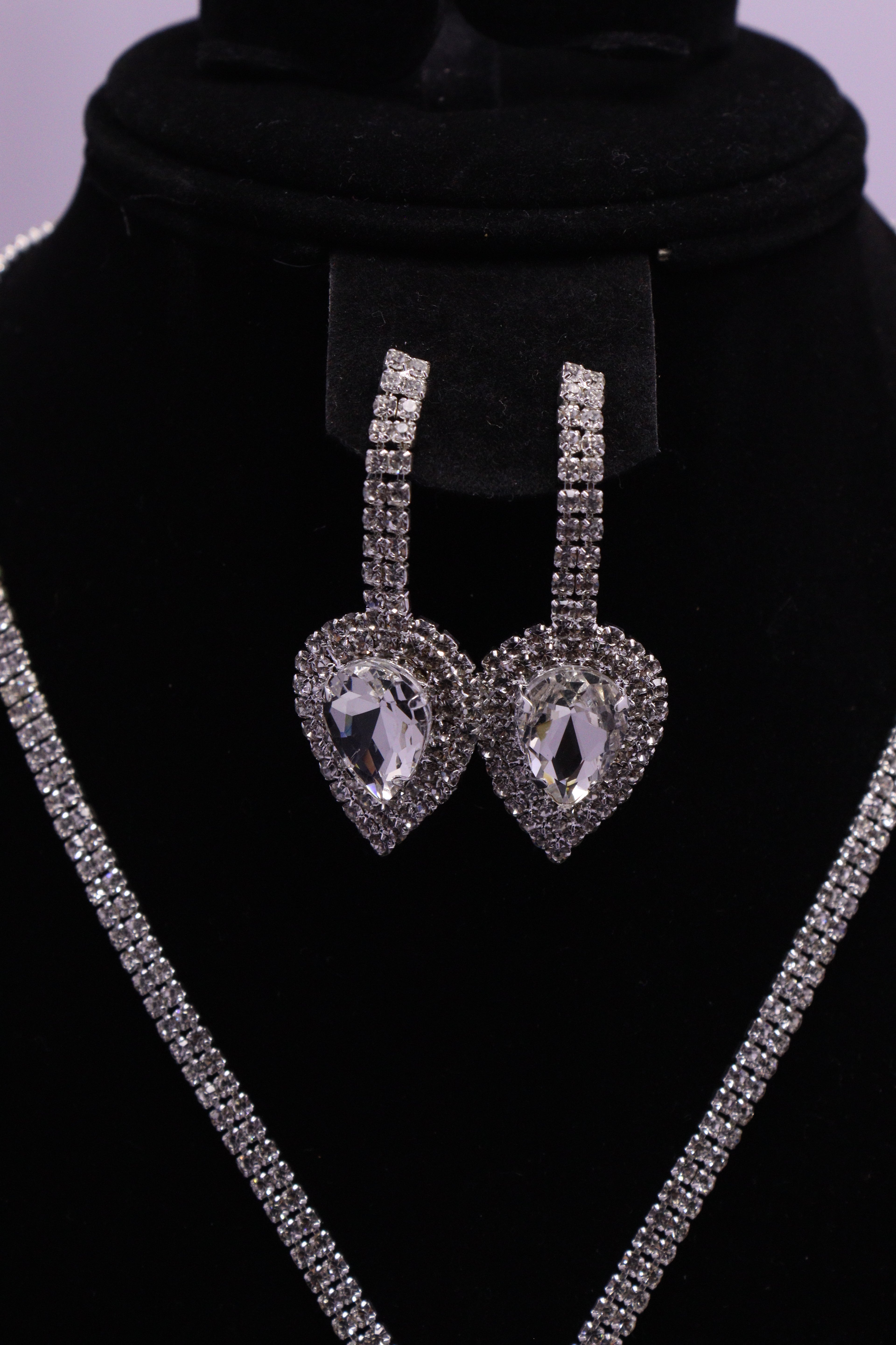 Diva Statement Sets Series 0003 - AZ Silver Bridal Set