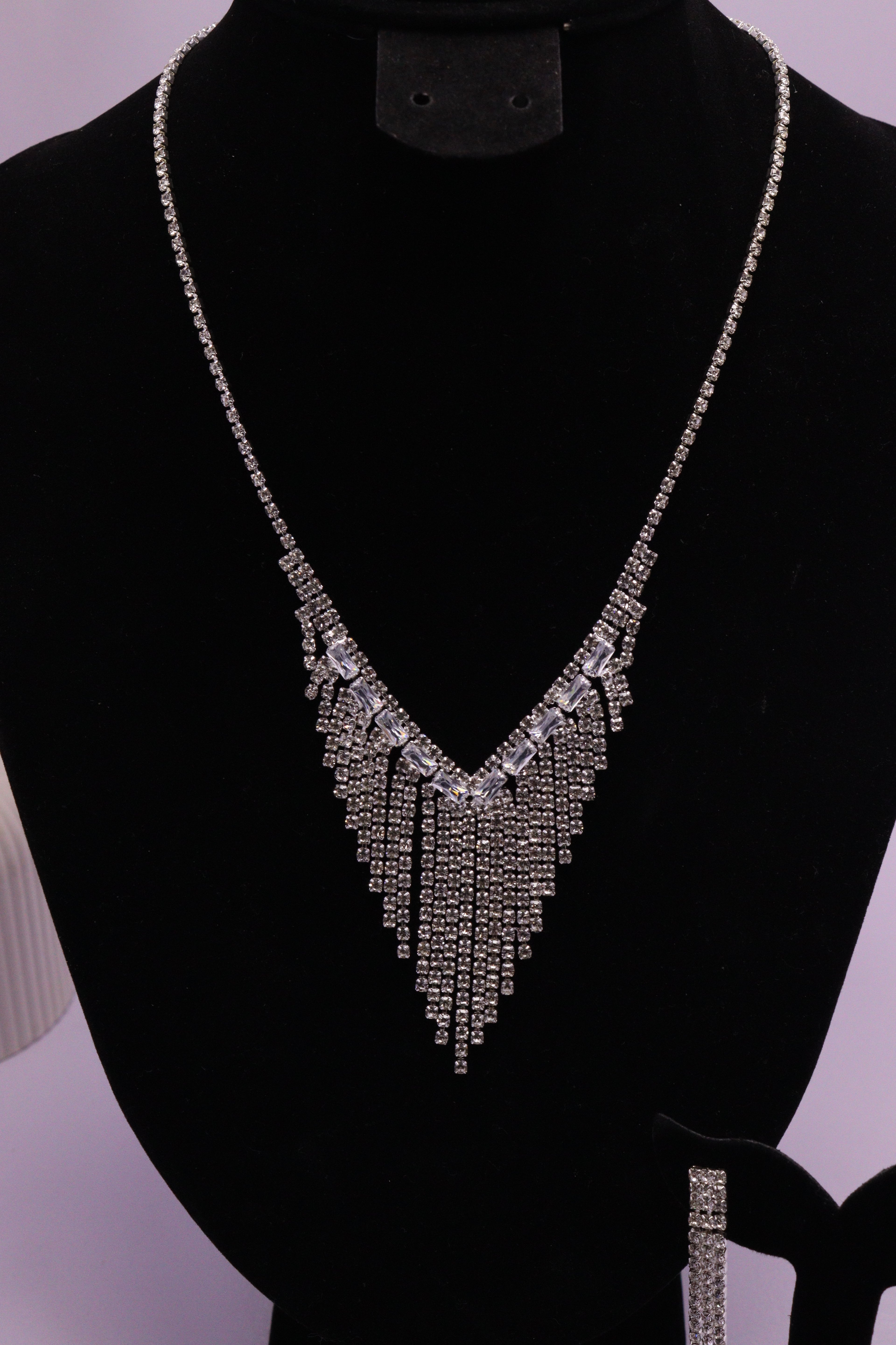 Diva Statement Sets Series 0004 - AZ Silver Bridal Set