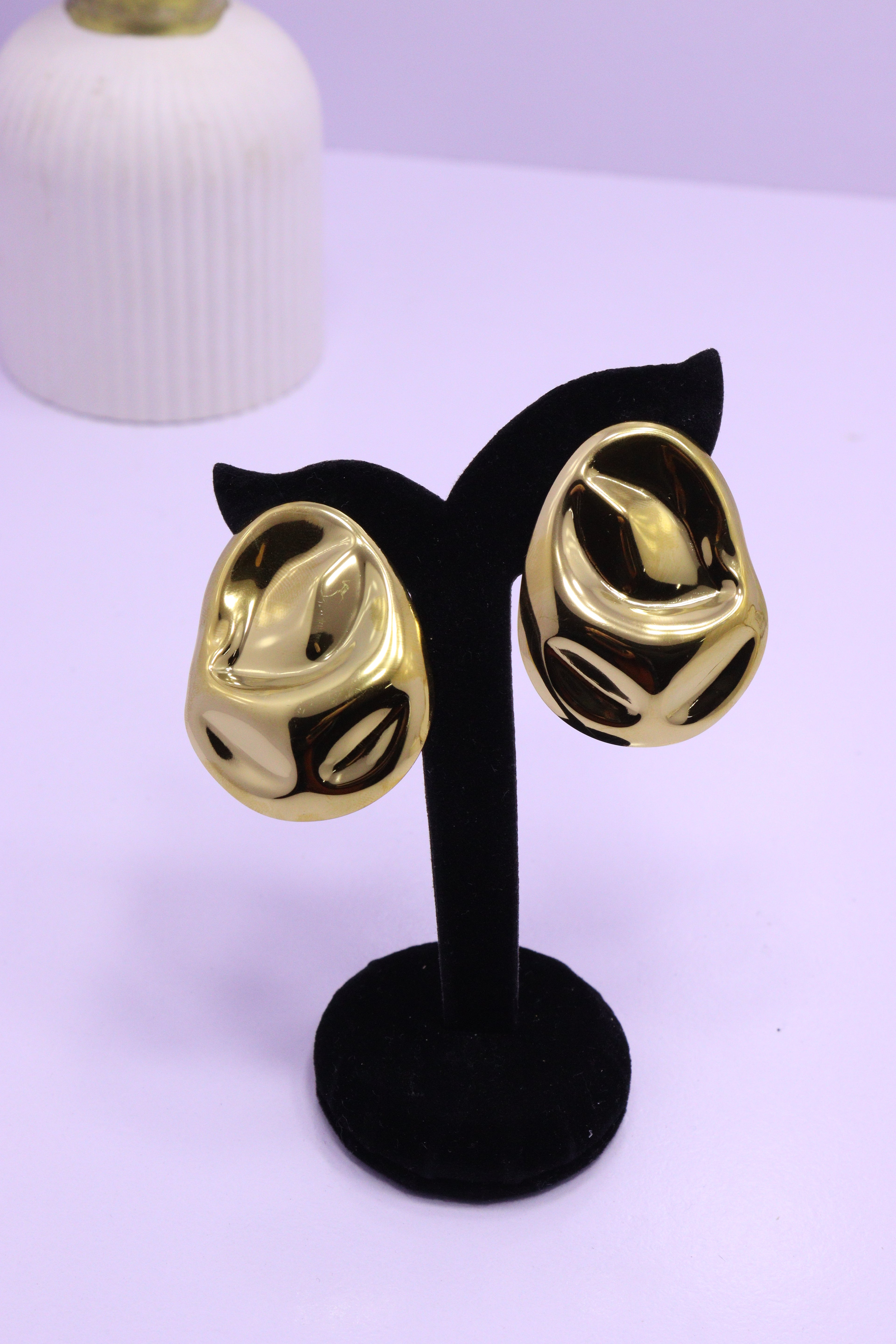 Bold Glow Series 0001 - AZ Golden Ear ring