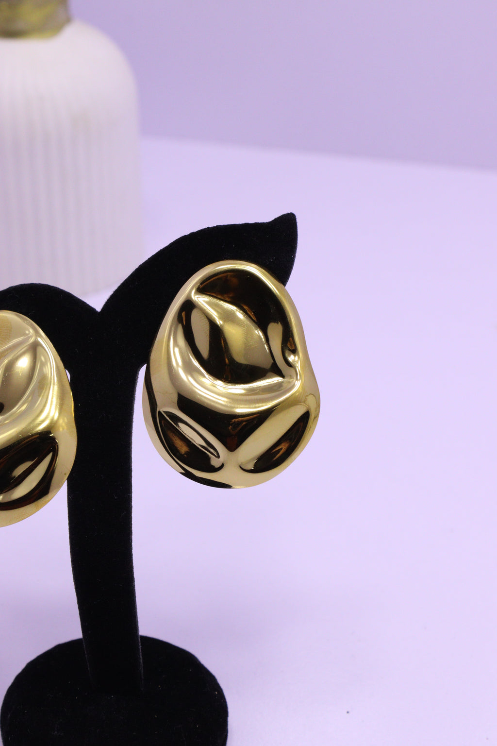 Bold Glow Series 0001 - AZ Golden Ear ring
