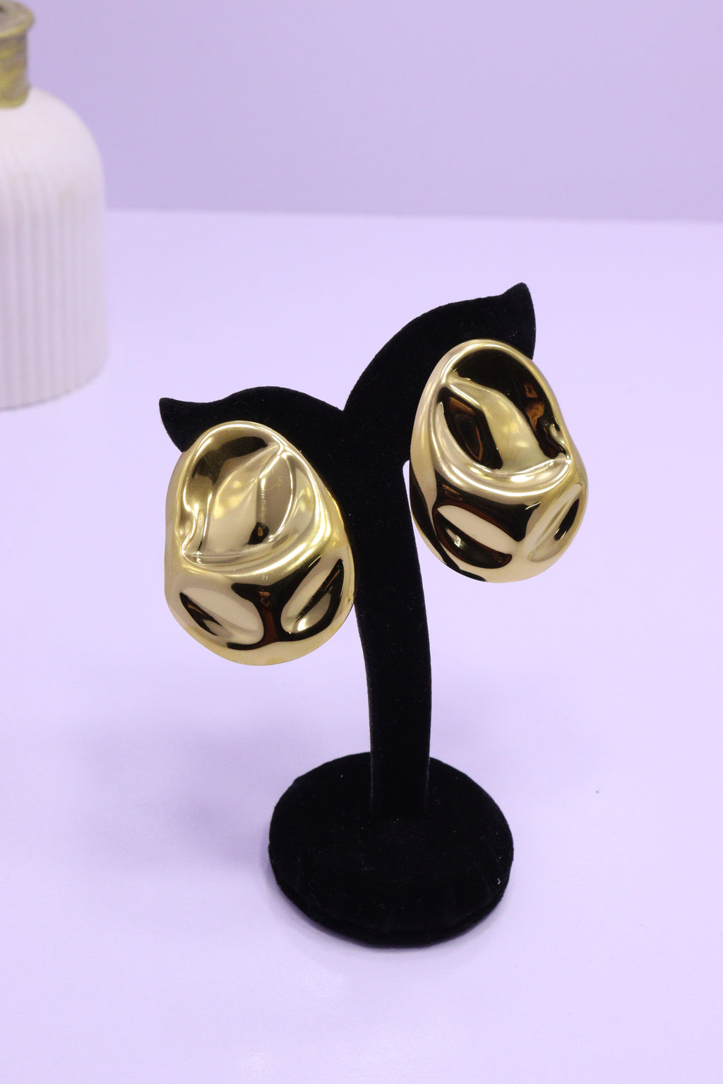 Bold Glow Series 0001 - AZ Golden Ear ring