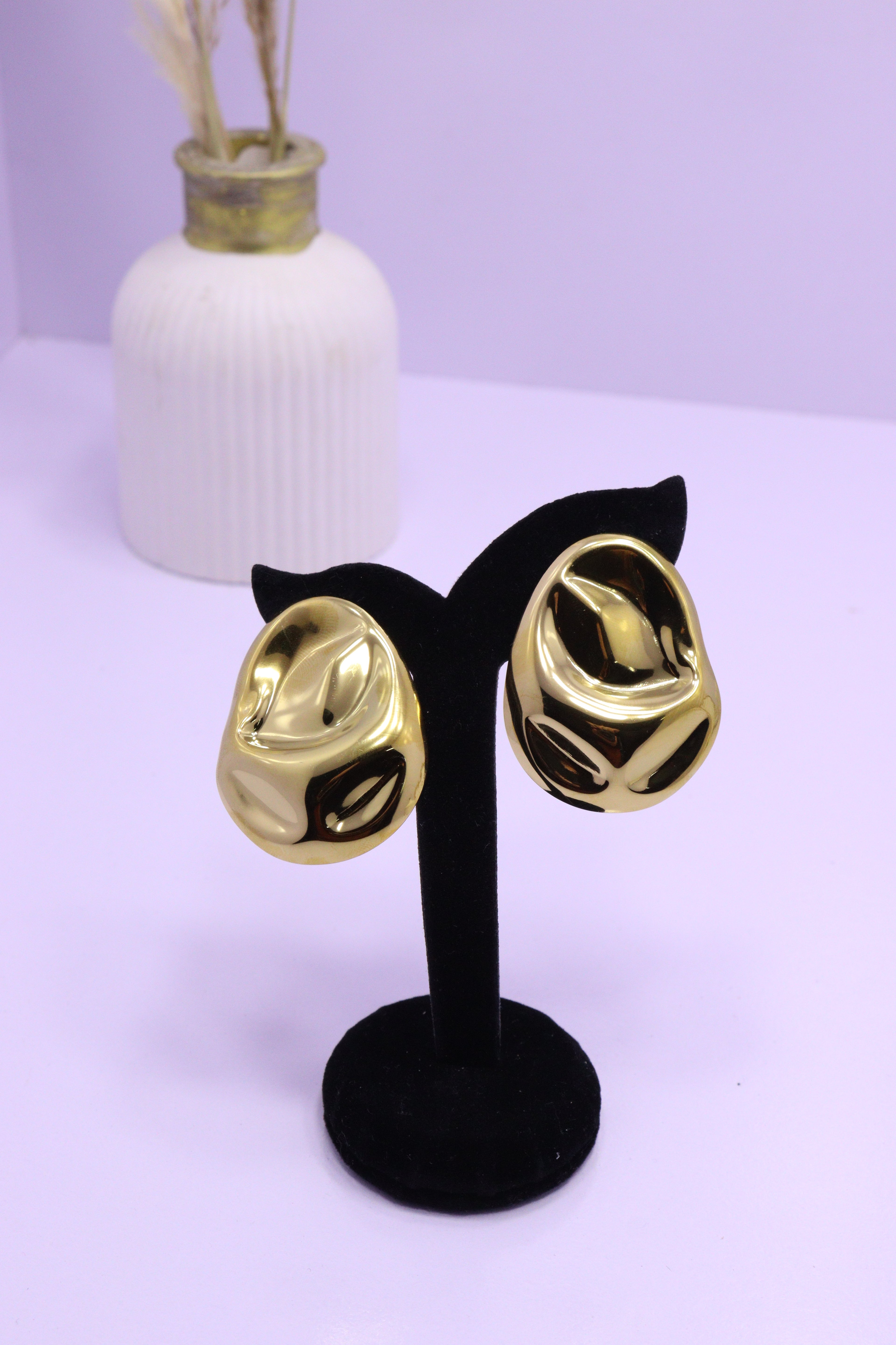 Bold Glow Series 0001 - AZ Golden Ear ring