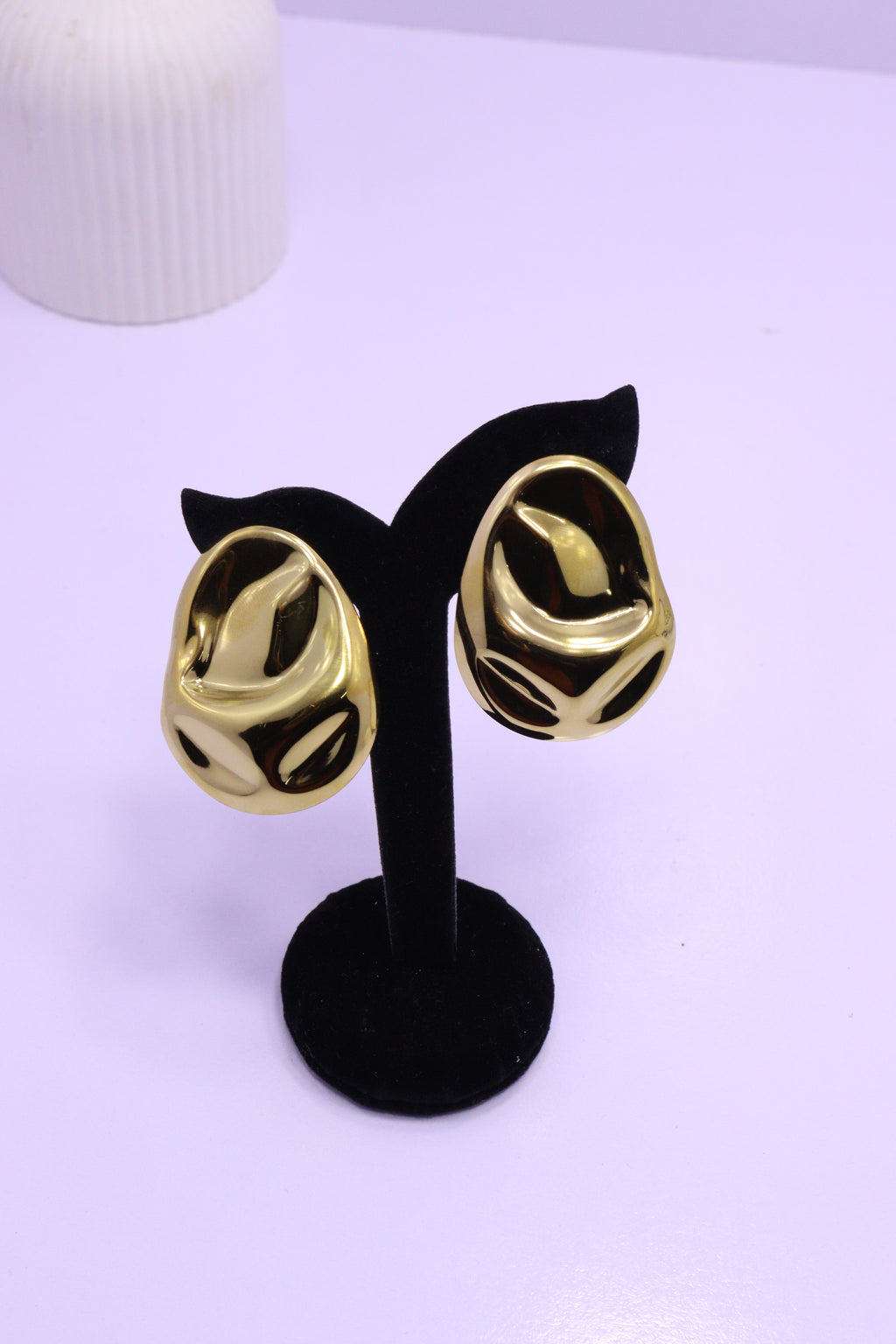 Bold Glow Series 0001 - AZ Golden Ear ring