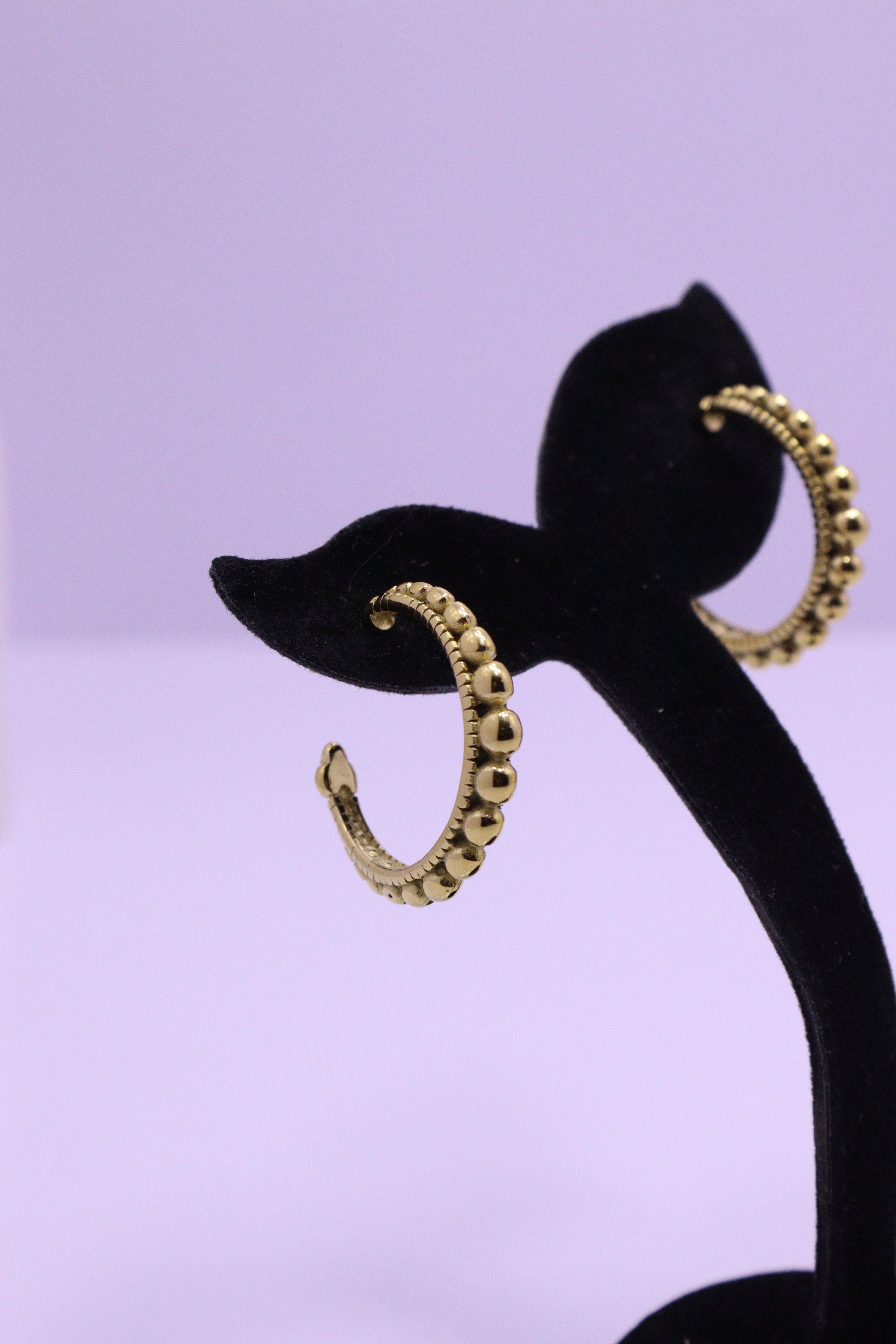 Bold Glow Series 0002 - AZ Golden Ear ring