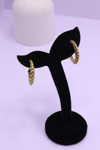 Bold Glow Series 0002 - AZ Golden Ear ring