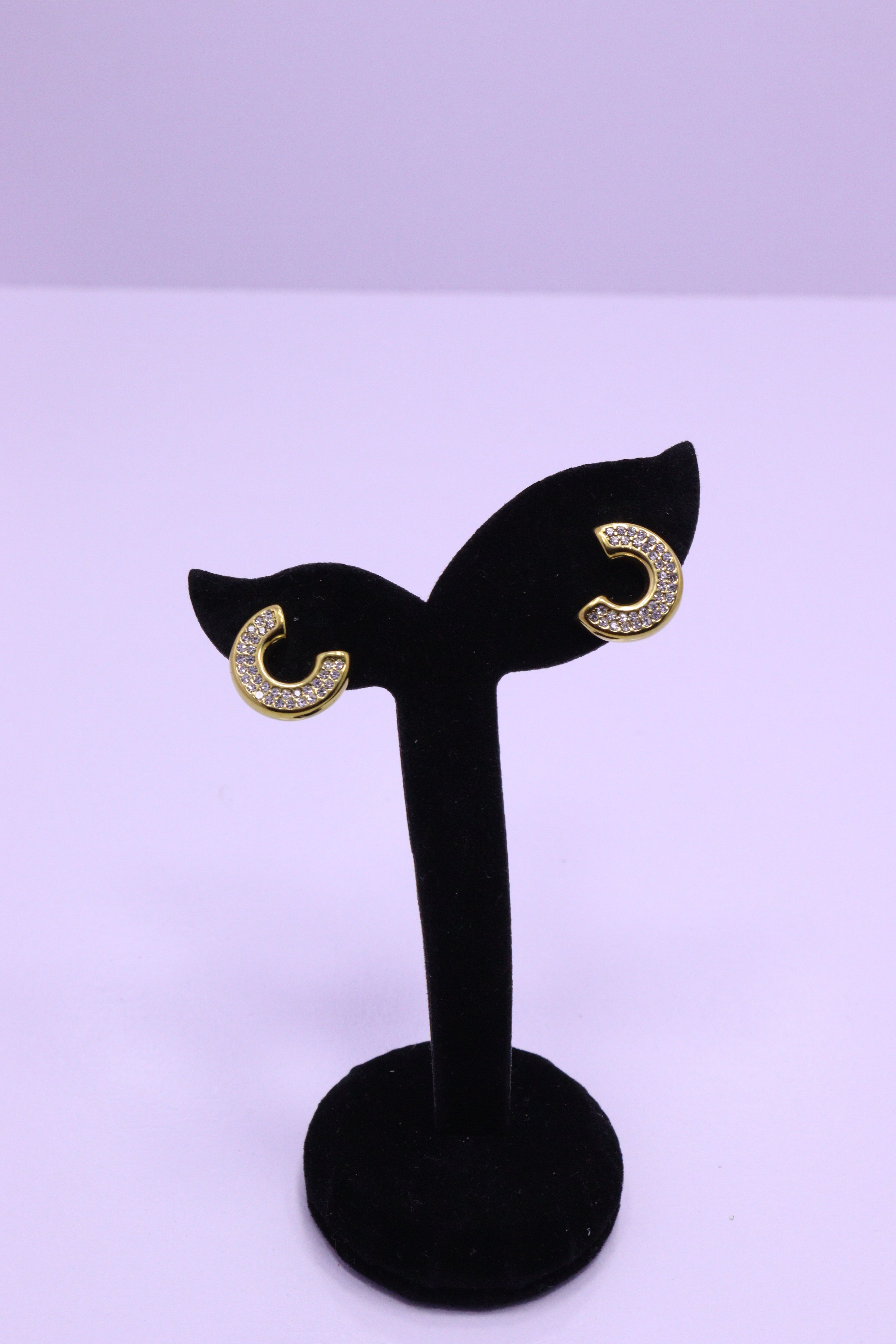 Bold Glow Series 0003 - AZ Golden Ear ring