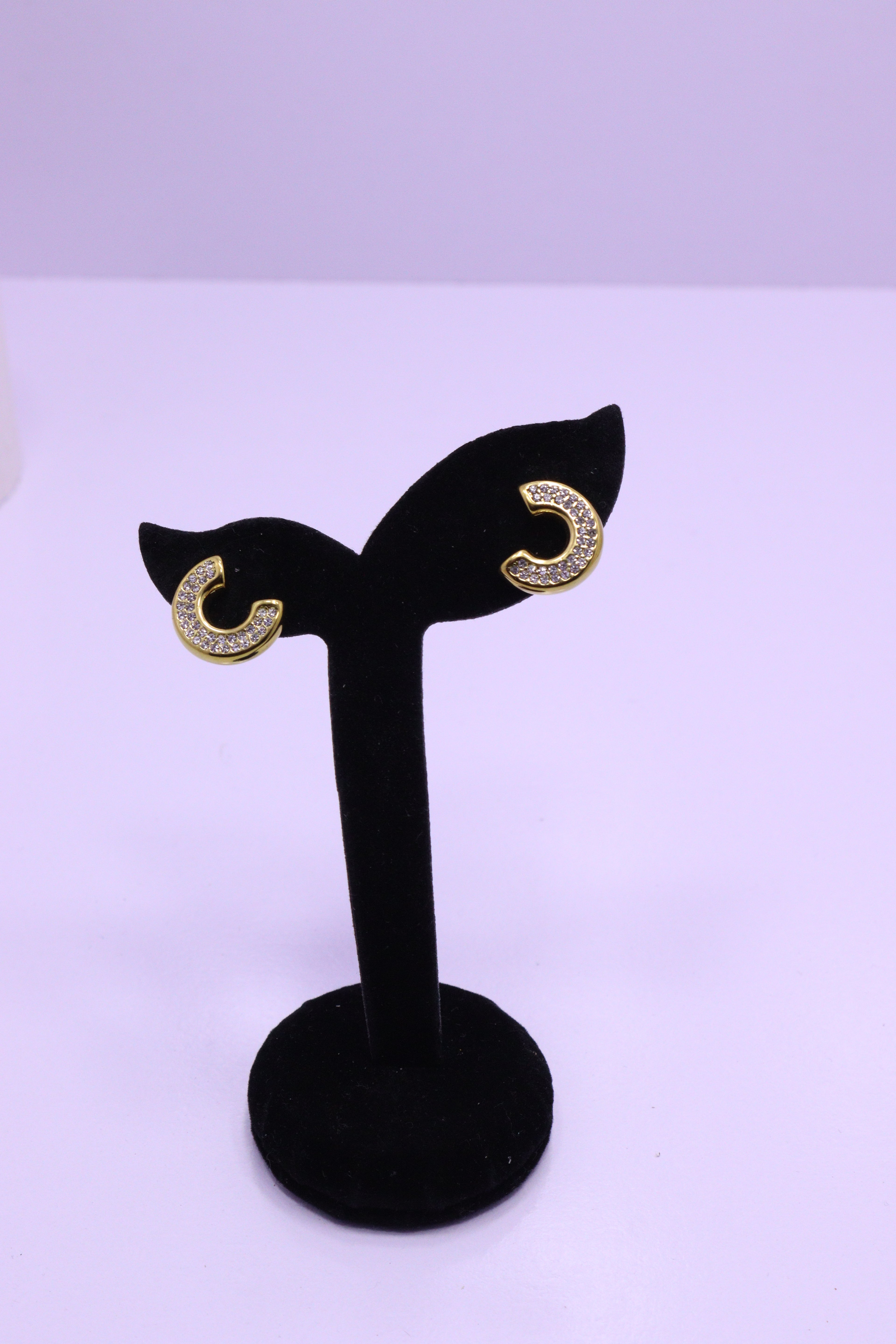 Bold Glow Series 0003 - AZ Golden Ear ring